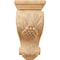 Ekena Millwork 4 1/2"W x 5"D x 10"H Medium Grape Corbel, Red Oak CORW04X05X10GRRO - alternate 3
